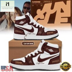 Jungle Sunshine World Tour 2026 27 Limited Edition Signature Red Air Jordan 1 Hightop Shoes