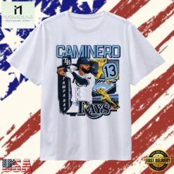 Junior Caminero Tampa Bay Rays 13 MLB Baseball T Shirt, Stylish 2D Graphic Shirt Junior Caminero Tampa Bay Rays 13 Mlb Baseball T Shirt