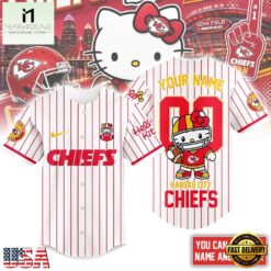 Kansas City Chiefs NFL Kitty Game Day Custom Baseball Jersey Shirt , NFL Game Day Jersey Kansas City Chiefs Nfl Kitty Game Day Custom Baseball Jersey Shirt