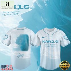 KaRol G Album NO ME ARREPIENTO DE SENTIR TANTO Baseball Jersey , Concert Baseball Jersey Karol G Album NO ME Arrepiento DE Sentir Tanto Baseball Jersey