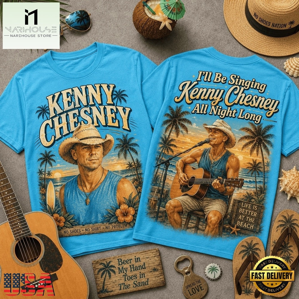 Kenny Chesney All Night Long 3D Graphic Shirt , Popular 3D Music Tee Kenny Chesney All Night Long 3D Graphic Shirt , Popular 3D Music Tee