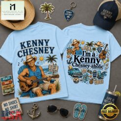 Kenny Chesney Beach Life Chesney aholic Two Sided 3D Shirt , Popular 3D Music Tee Kenny Chesney Beach Life Chesney Aholic Two Sided 3D Shirt