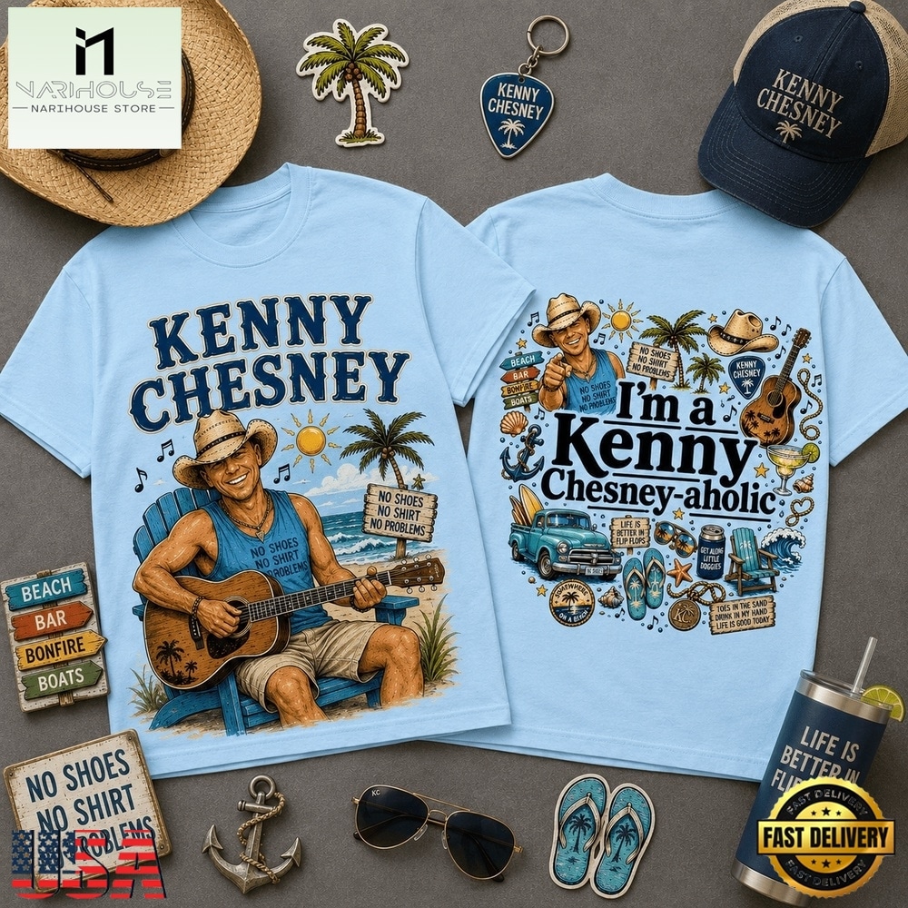 Kenny Chesney Beach Life Chesney aholic Two Sided 3D Shirt , Popular 3D Music Tee Kenny Chesney Beach Life Chesney aholic Two Sided 3D Shirt , Popular 3D Music Tee