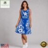 Kentucky Wildcats NCAA Sporty Floral Elegance Women’s Sleeveless Dress, NCAA Women Team Dress Kentucky Wildcats Ncaa Sporty Floral Elegance Women S Sleeveless Dress