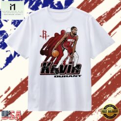 Kevin Durant Houston Rockets Signature 7 Retro Vibe Graphic T Shirt , Stylish 2D Graphic Shirt Kevin Durant Houston Rockets Signature 7 Retro Vibe Graphic T Shirt