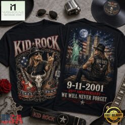 Kid Rock 911 Memorial 25th Anniversary 3D Shirt , Music Fans 3D T Shirt Kid Rock 911 Memorial 25th Anniversary 3D Shirt