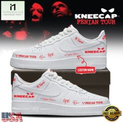 KNEECAP FENIAN TOUR Limited Edition Signature 2026 White Air Force 1 Shoes Sneakers
