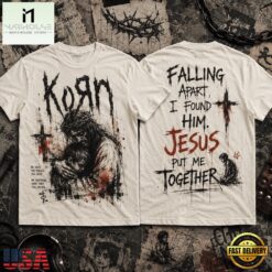 Korn x Jesus Put Me Together 3D Shirt, Popular 3D Music Tee Korn X Jesus Put ME Together 3D Shirt