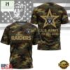 Las Vegas Raiders NFL Veterans US Army Camo New Design 3D Shirt , NFL Sporty Shirt Las Vegas Raiders Nfl Veterans US Army Camo New Design 3D Shirt