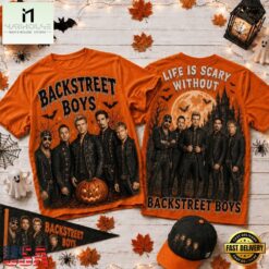 Life Is Scary Without Backstreet Boys Halloween T Shirt , Popular 3D Music Tee Life IS Scary Without Backstreet Boys Halloween T Shirt