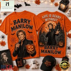 Life Is Scary Without Barry Manilow Halloween T Shirt , Popular 3D Music Tee Life IS Scary Without Barry Manilow Halloween T Shirt