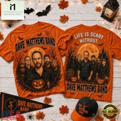 Life Is Scary Without Dave Matthews Band Halloween 2026 3D Shirt , Popular 3D Music Tee Life IS Scary Without Dave Matthews Band Halloween 2026 3D Shirt