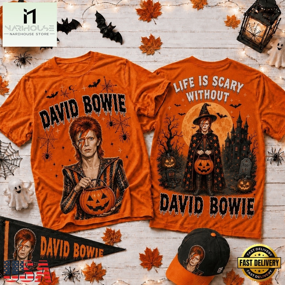Life Is Scary Without David Bowie Halloween 2026 3D Shirt , Popular 3D Music Tee Life Is Scary Without David Bowie Halloween 2026 3D Shirt , Popular 3D Music Tee