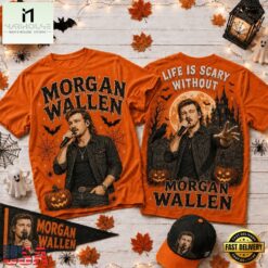 Life Is Scary Without Morgan Wallen Halloween 2026 3D Shirt , Music Fans 3D T Shirt Life IS Scary Without Morgan Wallen Halloween 2026 3D Shirt