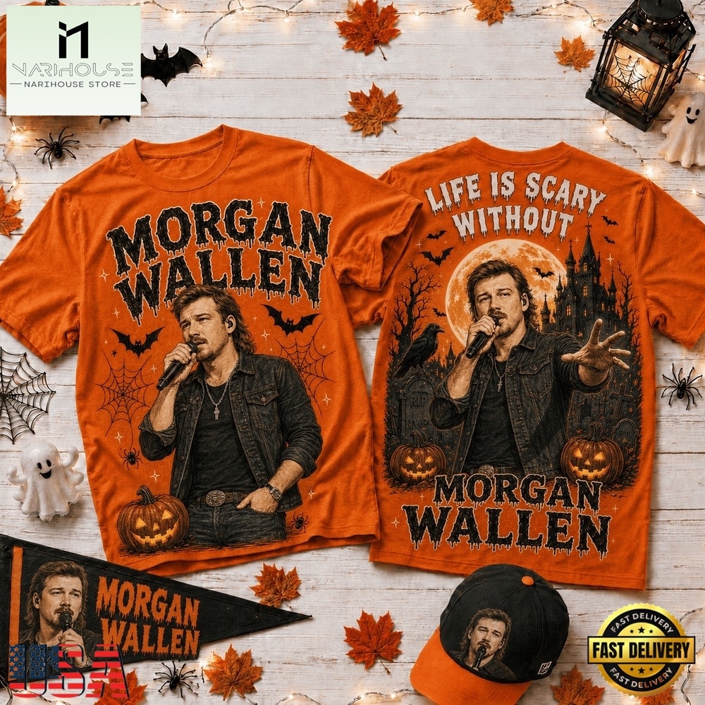 Life Is Scary Without Morgan Wallen Halloween 2026 3D Shirt , Music Fans 3D T Shirt Life Is Scary Without Morgan Wallen Halloween 2026 3D Shirt , Music Fans 3D T Shirt