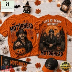 Life Is Scary Without Motörhead Halloween 2026 3D Shirt , Popular 3D Music Tee Life IS Scary Without Motorhead Halloween 2026 3D Shirt
