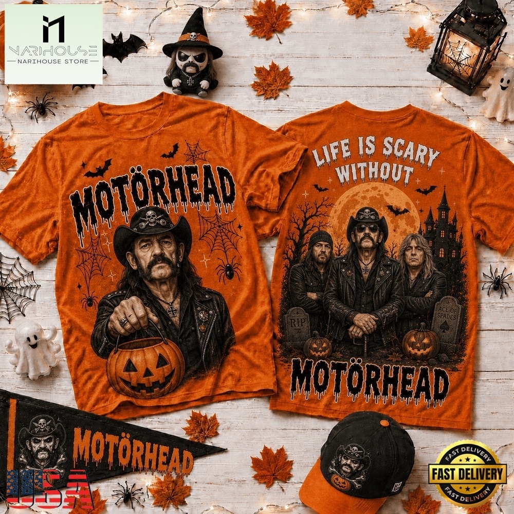 Life Is Scary Without Motörhead Halloween 2026 3D Shirt , Popular 3D Music Tee Life Is Scary Without Motörhead Halloween 2026 3D Shirt , Popular 3D Music Tee