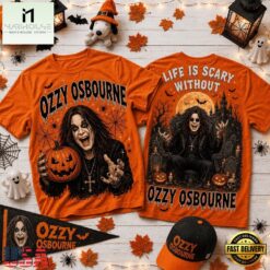 Life Is Scary Without Ozzy Osbourne Halloween 2026 3D Shirt , Popular 3D Music Tee Life IS Scary Without Ozzy Osbourne Halloween 2026 3D Shirt