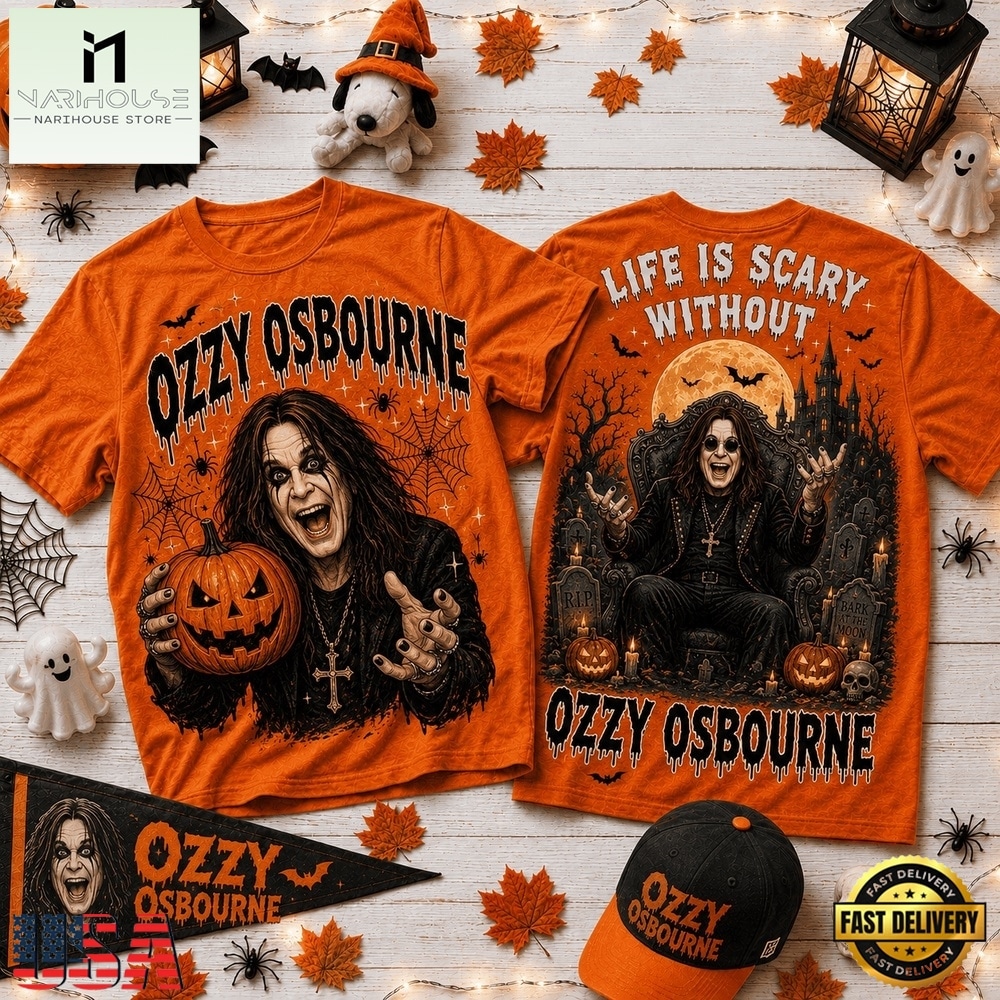 Life Is Scary Without Ozzy Osbourne Halloween 2026 3D Shirt , Popular 3D Music Tee Life Is Scary Without Ozzy Osbourne Halloween 2026 3D Shirt , Popular 3D Music Tee