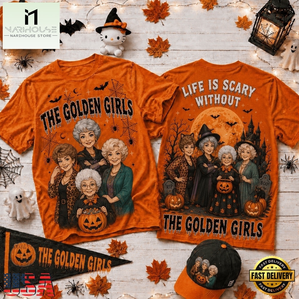 Life Is Scary Without The Golden Girls Halloween 2026 3D Shirt , Popular 3D Music Tee Life Is Scary Without The Golden Girls Halloween 2026 3D Shirt , Popular 3D Music Tee