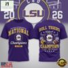 LSU Tigers NCAA Road to Glory 2026 Football Champions 3D Shirt , NCAA College 3D Shirt Lsu Tigers Ncaa Road TO Glory 2026 Football Champions 3D Shirt