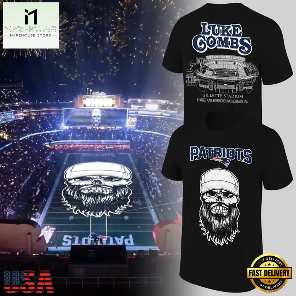 Luke Combs x New England Patriots 2026 Black 3D Shirt , Popular 3D Music Tee Luke Combs x New England Patriots 2026 Black 3D Shirt , Popular 3D Music Tee