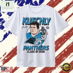 Luke Kuechly Panthers Class of 2026 Homage T Shirt , Stylish 2D Graphic Shirt Luke Kuechly Panthers Class OF 2026 Homage T Shirt