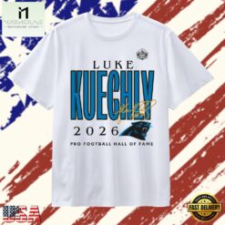Luke Kuechly Panthers Class of 2026 T Shirt , Stylish 2D Graphic Shirt Luke Kuechly Panthers Class OF 2026 T Shirt