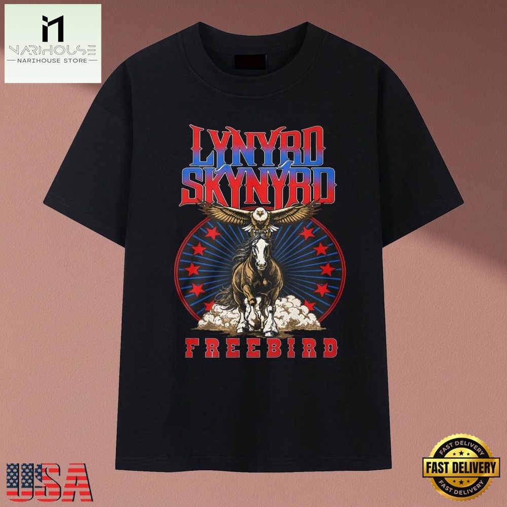 Lynyrd Skynyrd Freebird Eagle Horse Vintage Southern Rock T Shirt, Music Fan 2D Shirt Lynyrd Skynyrd Freebird Eagle Horse Vintage Southern Rock T Shirt, Music Fan 2D Shirt