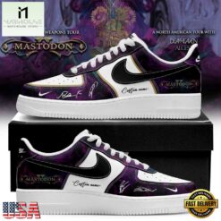 Mastodon Poisonous Weapons Tour 2026 Air Force 1 Shoes Sneakers