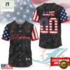 Miami Dolphins NFL American Pride Custom Baseball Jersey Shirt , NFL Game Day Jersey Miami Dolphins Nfl American Pride Custom Baseball Jersey Shirt