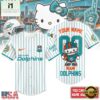 Miami Dolphins NFL Kitty Game Day Custom Baseball Jersey Shirt , NFL Game Day Jersey Miami Dolphins Nfl Kitty Game Day Custom Baseball Jersey Shirt