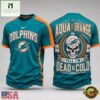 Miami Dolphins NFL Till I’m Dead Forever Skull Fan Pride 3D Shirt, NFL Sporty Shirt Miami Dolphins Nfl Till I M Dead Forever Skull Fan Pride 3D Shirt