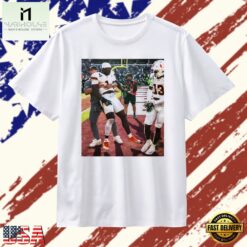 Miami Hurricanes Football Players 1 and 13 T Shirt , Stylish 2D Graphic Shirt Miami Hurricanes Football Players 1 And 13 T Shirt