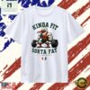 Miami Hurricanes mascot kinda fit sorta fat weightlifting T Shirt , Stylish 2D Graphic Shirt Miami Hurricanes Mascot Kinda Fit Sorta Fat Weightlifting T Shirt