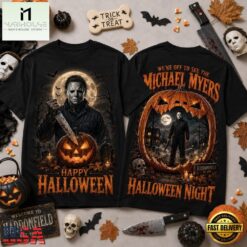 Michael Myers Halloween Night Great Pumpkin T Shirt, Popular 3D Music Tee Michael Myers Halloween Night Great Pumpkin T Shirt
