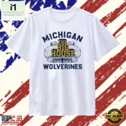 Michigan Wolverines Football The Big House T Shirt, Stylish 2D Graphic Shirt Michigan Wolverines Football The Big House T Shirt