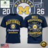 Michigan Wolverines NCAA Road to Glory 2026 Football Champions 3D Shirt , NCAA College 3D Shirt Michigan Wolverines Ncaa Road TO Glory 2026 Football Champions 3D Shirt