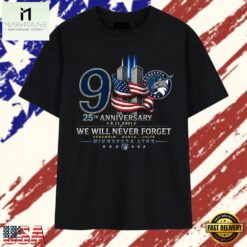 Minnesota Lynx 911 25th Anniversary We Will Never Forget T Shirt , Stylish 2D Graphic Shirt Minnesota Lynx 911 25th Anniversary WE Will Never Forget T Shirt