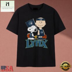 Minnesota Lynx Charlie Brown & Snoopy WNBA Basketball T Shirt, Music Fan 2D Shirt Minnesota Lynx Charlie Brown Snoopy Wnba Basketball T Shirt