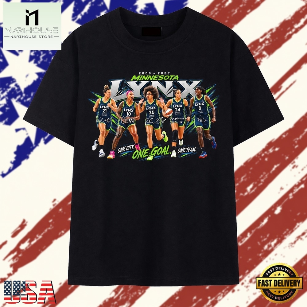 Minnesota Lynx One City One Goal One Team Signatures T Shirt, Stylish 2D Graphic Shirt Minnesota Lynx One City One Goal One Team Signatures T Shirt, Stylish 2D Graphic Shirt