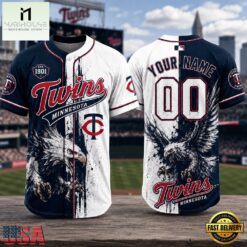 Minnesota Twins 2026 MLB Eagle America Personalized Baseball Jersey , MLB Sports Baseball Jersey Minnesota Twins 2026 Mlb Eagle America Personalized Baseball Jersey