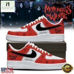 Motionless In White Signed Decades 2026 Air Force 1 Shoes