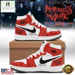 Motionless In White Signed Decades 2026 Air Jordan 1 Shoes