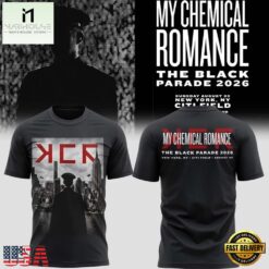 My Chemical Romance The Black Parade 2026 Tour Citi Field New York NY T Shirt , Music Fans 3D T Shirt MY Chemical Romance The Black Parade 2026 Tour Citi Field New York NY T Shirt