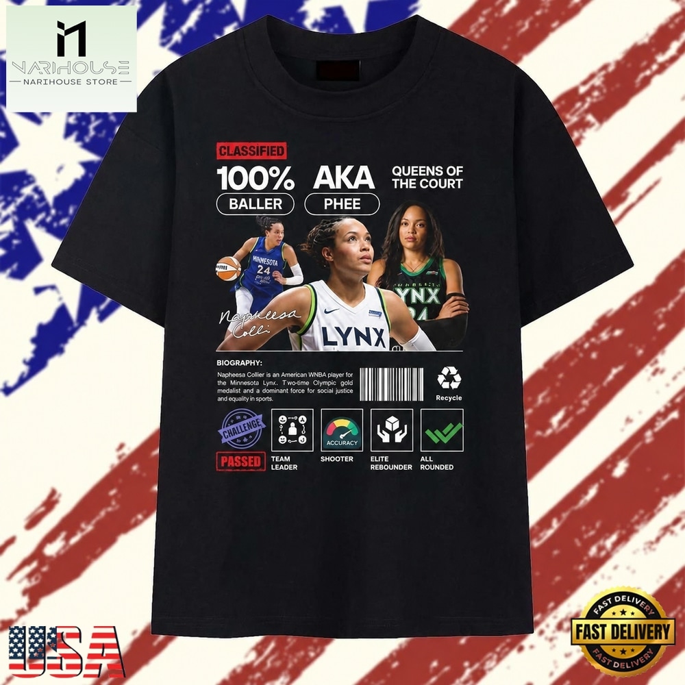 Napheesa Collier Phee Minnesota Lynx Queens Of The Court T Shirt , Stylish 2D Graphic Shirt Napheesa Collier Phee Minnesota Lynx Queens Of The Court T Shirt , Stylish 2D Graphic Shirt