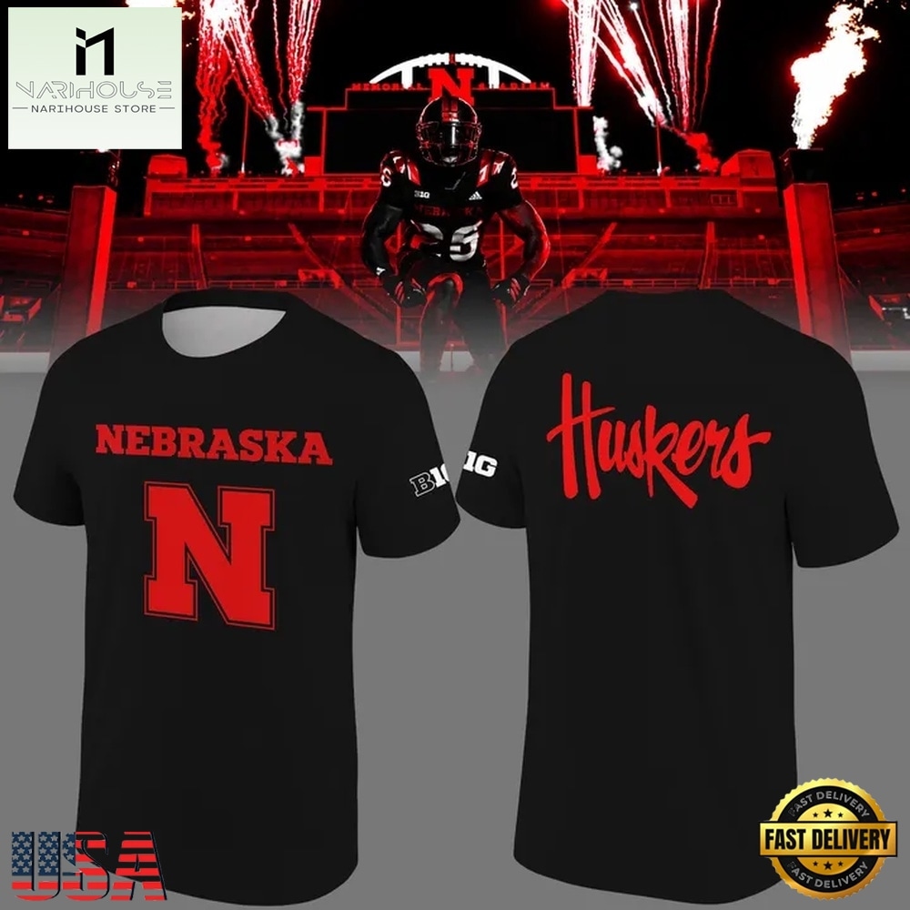 Nebraska Cornhuskers Football Darkness Returns 2026 Limited Edition T Shirt , Hot 3D Shirt Trend Nebraska Cornhuskers Football Darkness Returns 2026 Limited Edition T Shirt