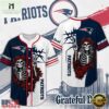 New England Patriots NFL Game Day Grateful Dead Baseball Jersey Shirt, NFL Game Day Jersey New England Patriots Nfl Game Day Grateful Dead Baseball Jersey Shirt