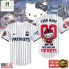 New England Patriots NFL Kitty Game Day Custom Baseball Jersey Shirt , NFL Game Day Jersey New England Patriots Nfl Kitty Game Day Custom Baseball Jersey Shirt