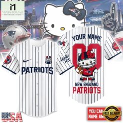 New England Patriots NFL Kitty Game Day Custom Baseball Jersey Shirt , NFL Game Day Jersey New England Patriots Nfl Kitty Game Day Custom Baseball Jersey Shirt